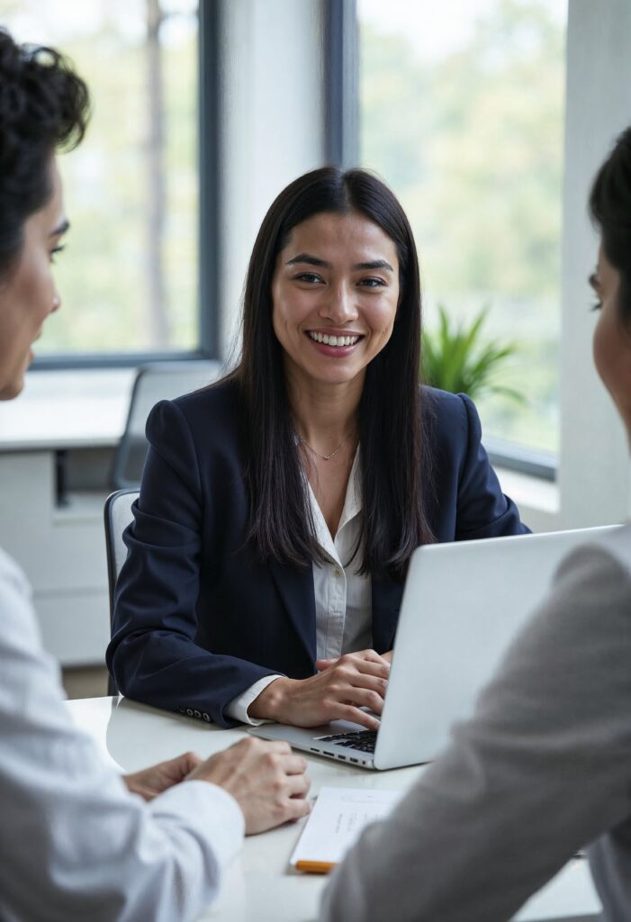 portrait business person work